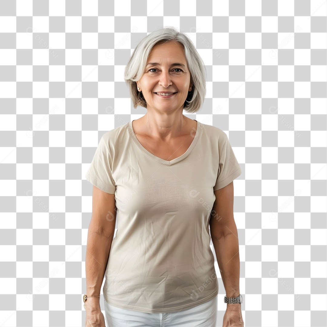 Mulher Sorrindo PNG Transparente