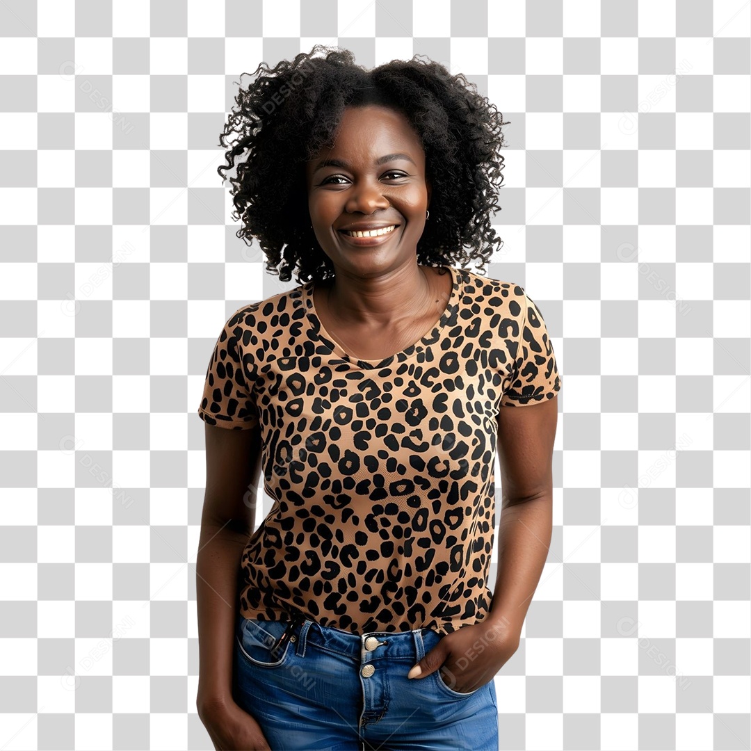 Mulher Sorrindo PNG Transparente