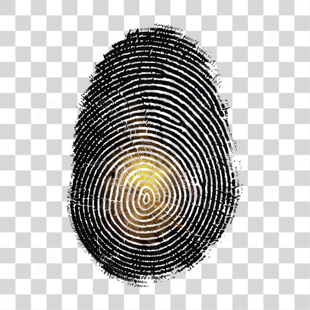 Impressão Digital PNG Transparente