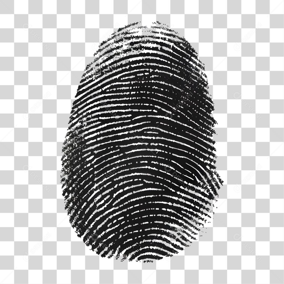 Impressão Digital PNG Transparente