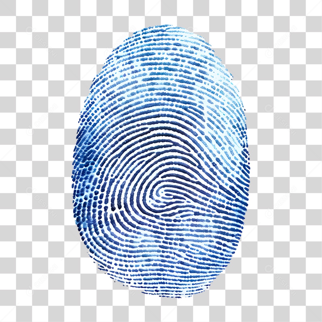 Impressão Digital PNG Transparente