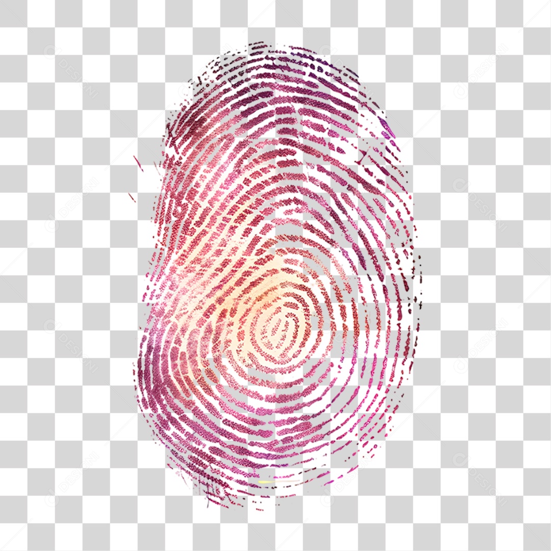 Impressão Digital PNG Transparente