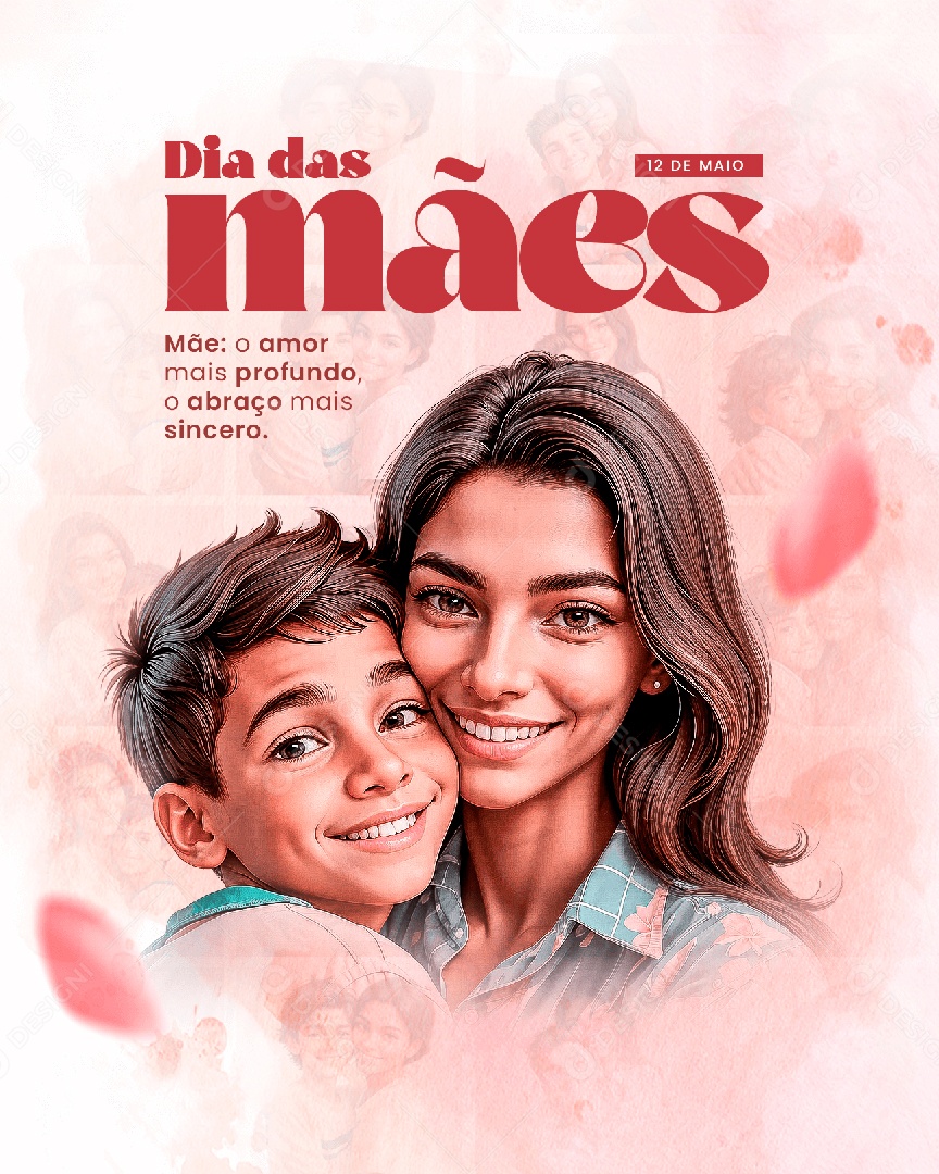 Dia Das Mães 12 de Maio O Amor Mais Profundo Social Media PSD Editável