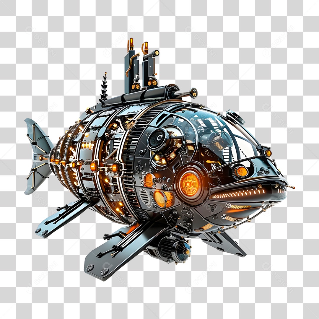 Submarino PNG Transparente