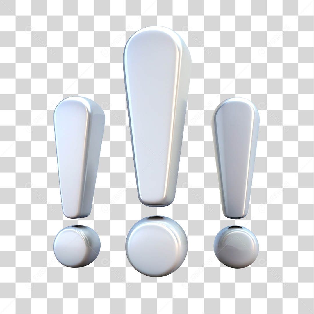 Sinal de Exclamação PNG Transparente