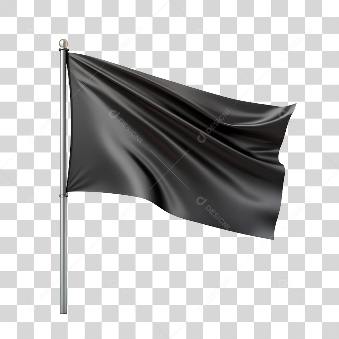Bandeira Preta PNG Transparente