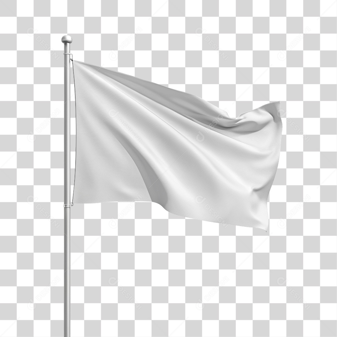 Bandeira Branca PNG Transparente