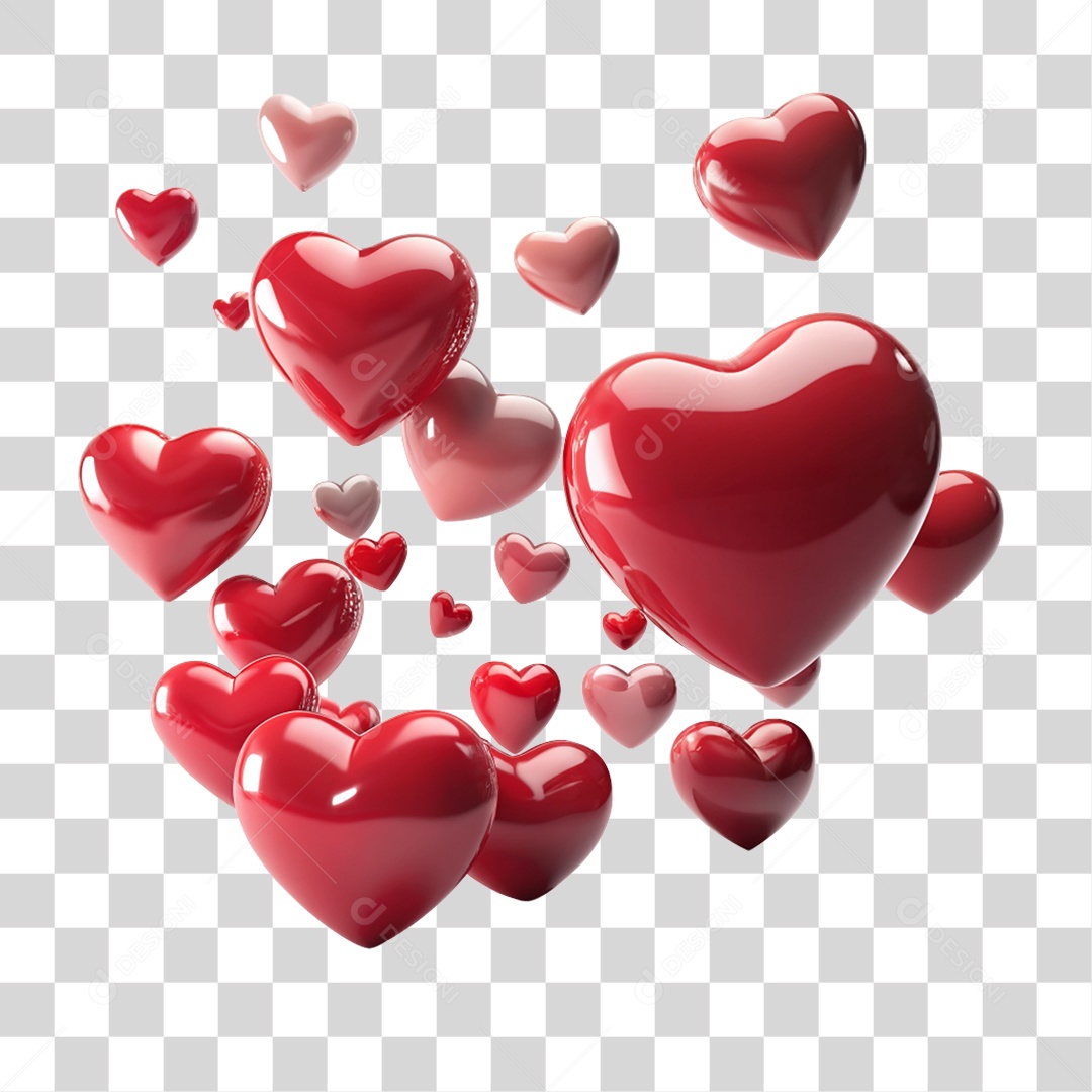 Corações PNG Transparente