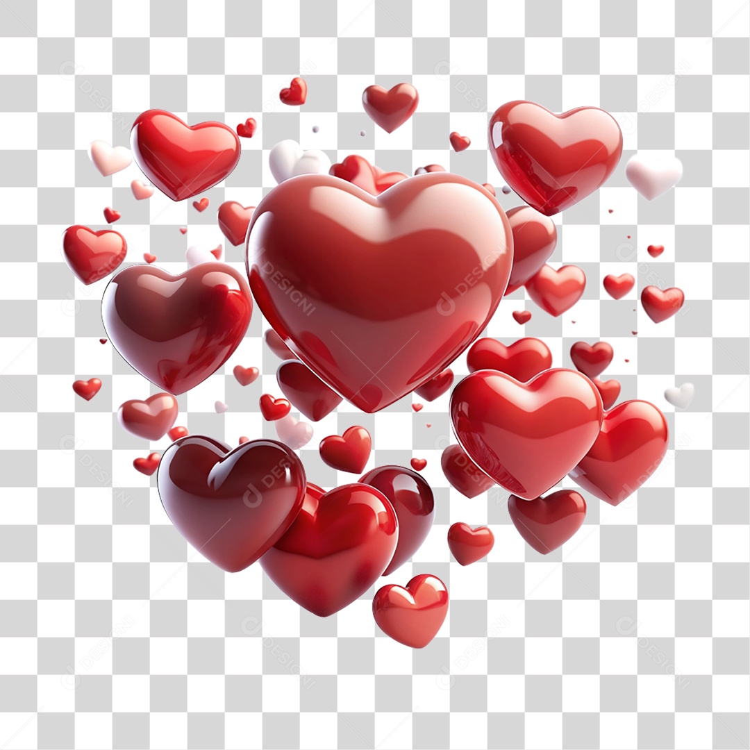 Corações PNG Transparente