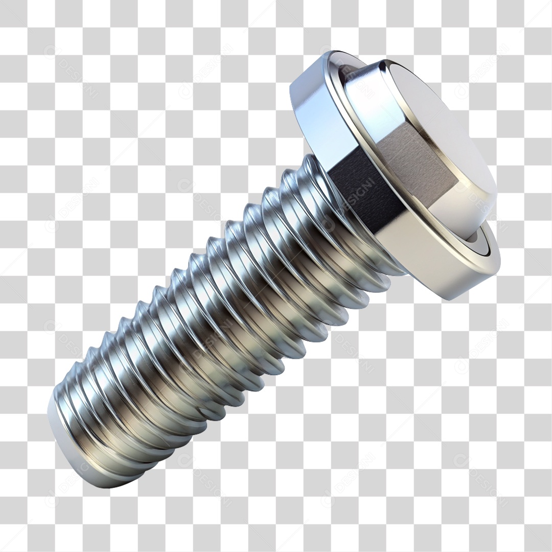 Parafuso de Metal PNG Transparente