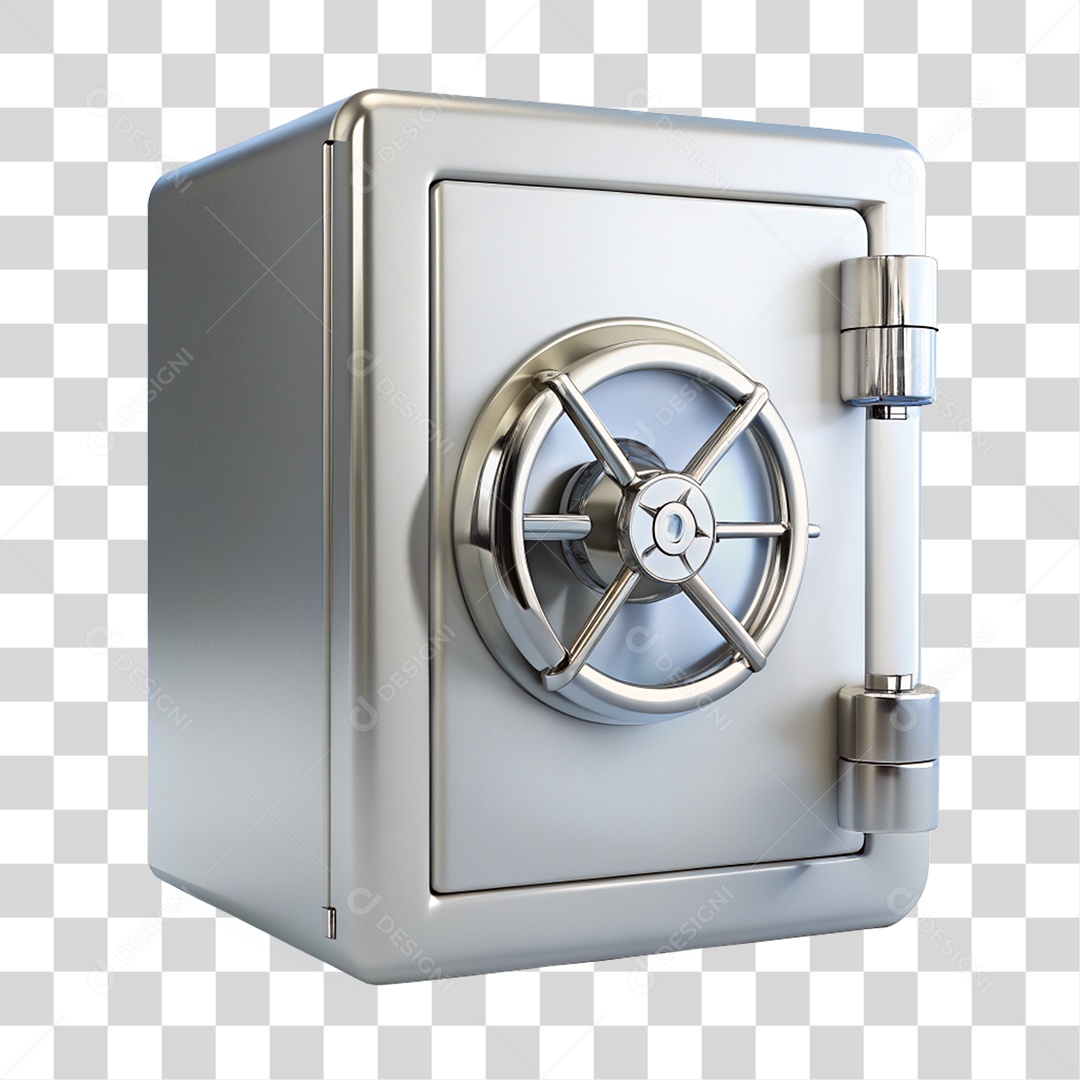 Cofre de Metal PNG Transparente