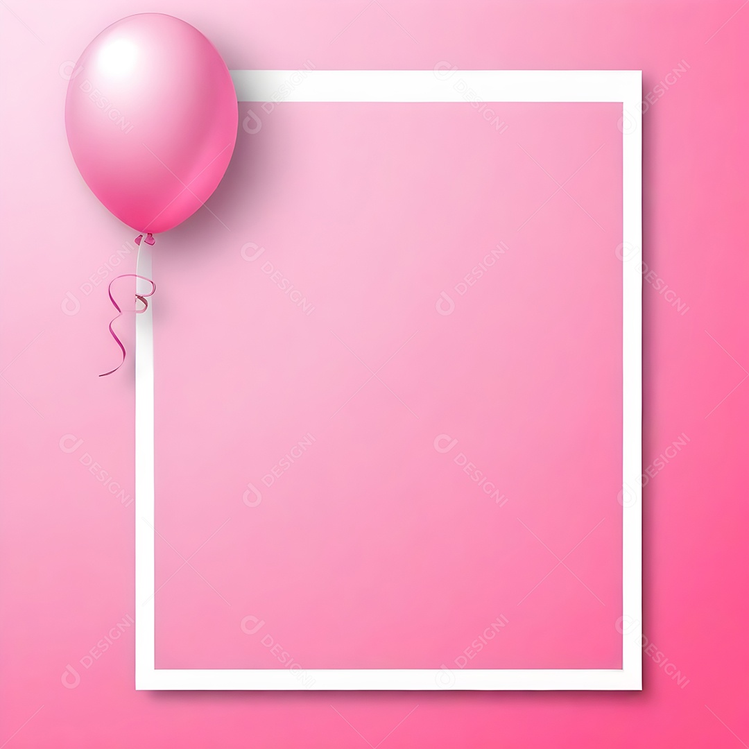 Quadro de cartão de convite de festa de aniversário fundo vertical para texto