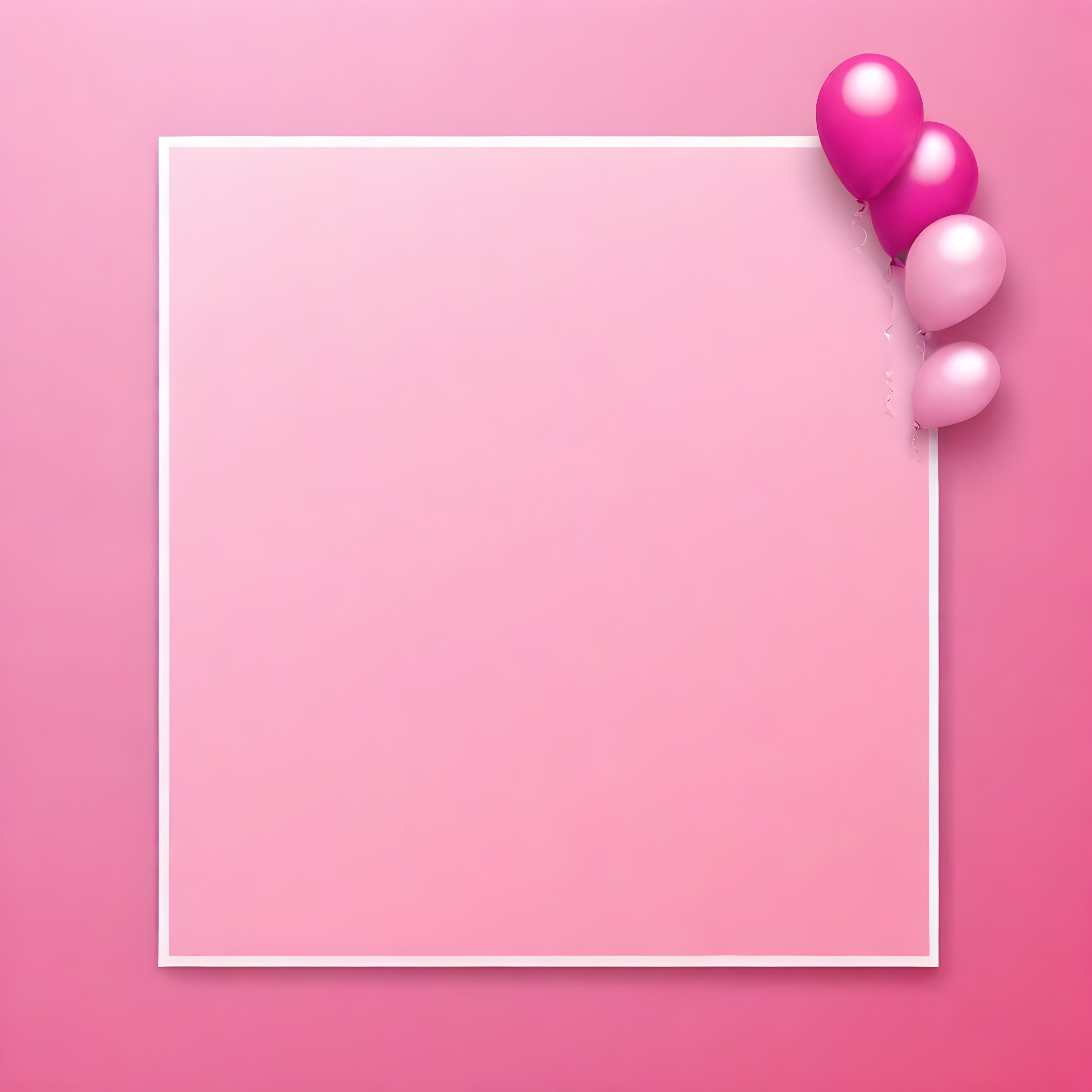 Quadro de cartão de convite de festa de aniversário fundo vertical para texto