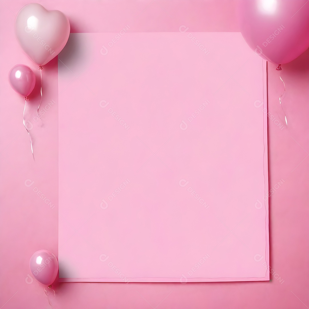 Quadro de cartão de convite de festa de aniversário fundo vertical para texto