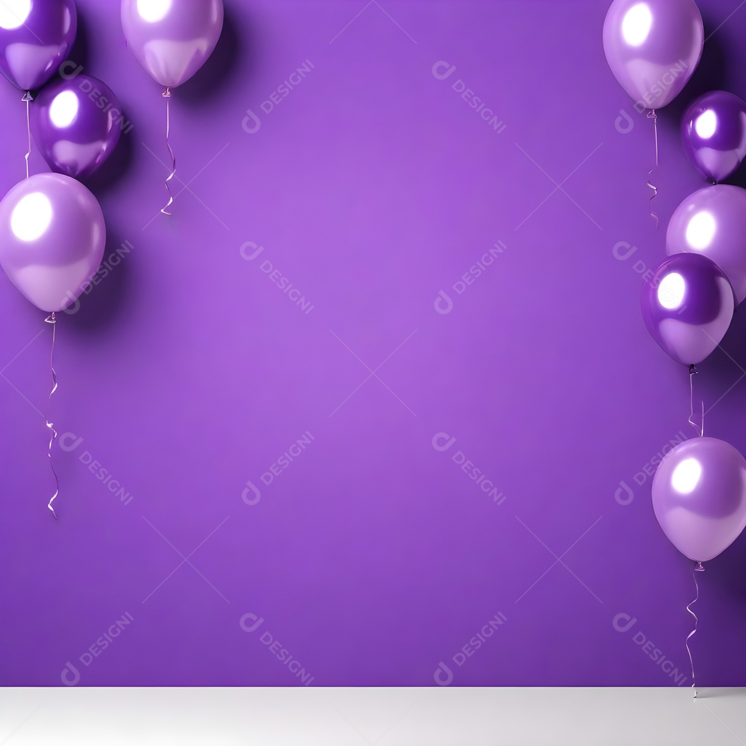 Quadro de cartão de convite de festa de aniversário fundo vertical para texto