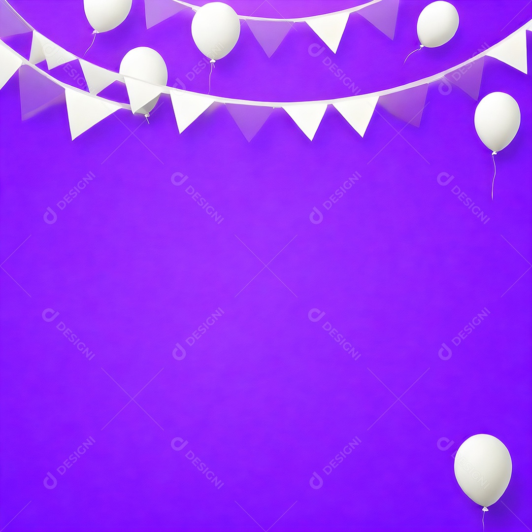 Quadro de cartão de convite de festa de aniversário fundo vertical para texto