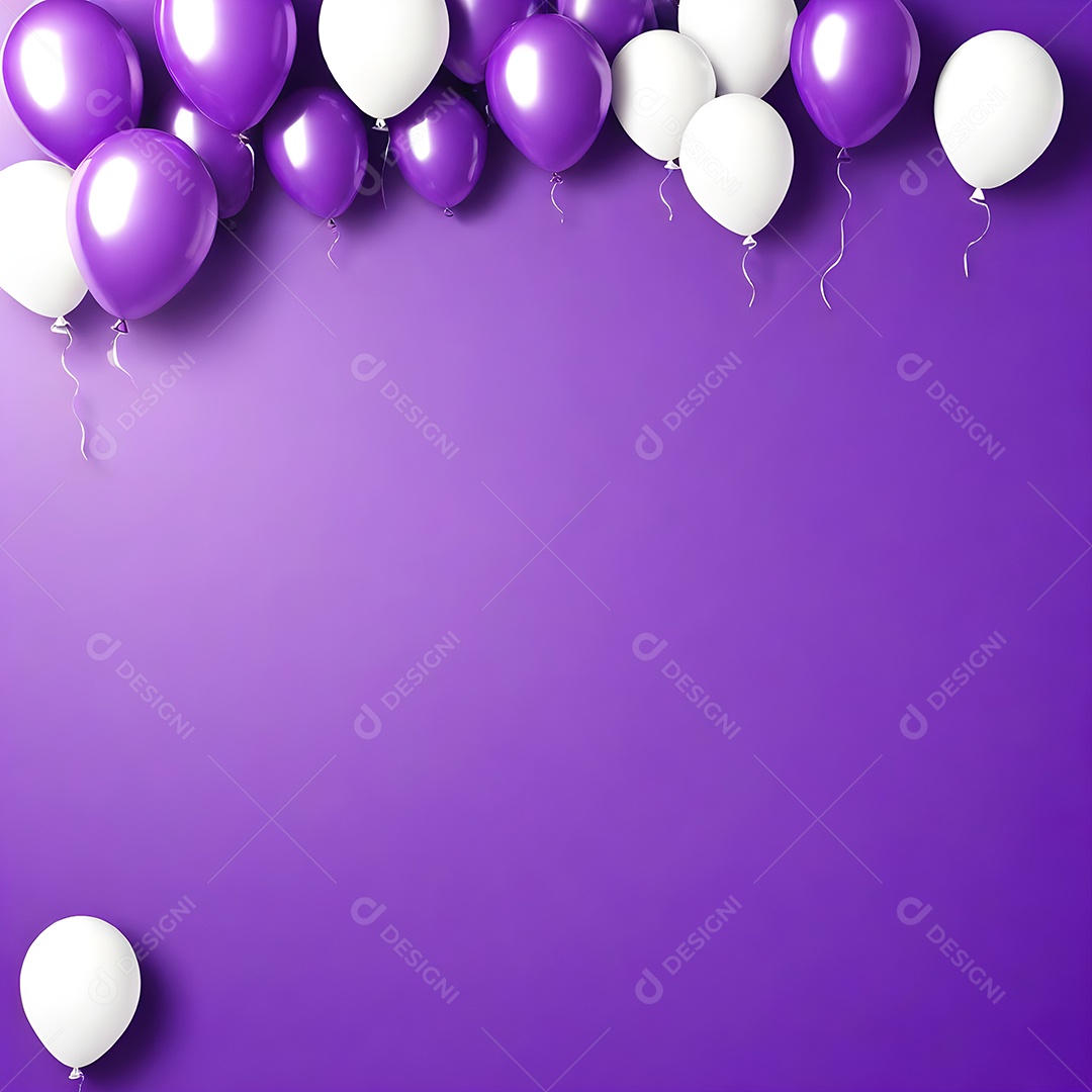 Quadro de cartão de convite de festa de aniversário fundo vertical para texto