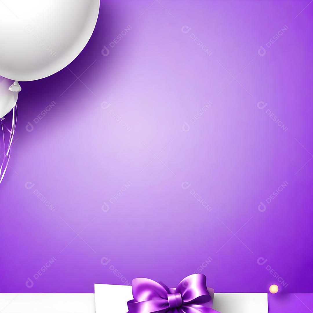 Quadro de cartão de convite de festa de aniversário fundo vertical para texto