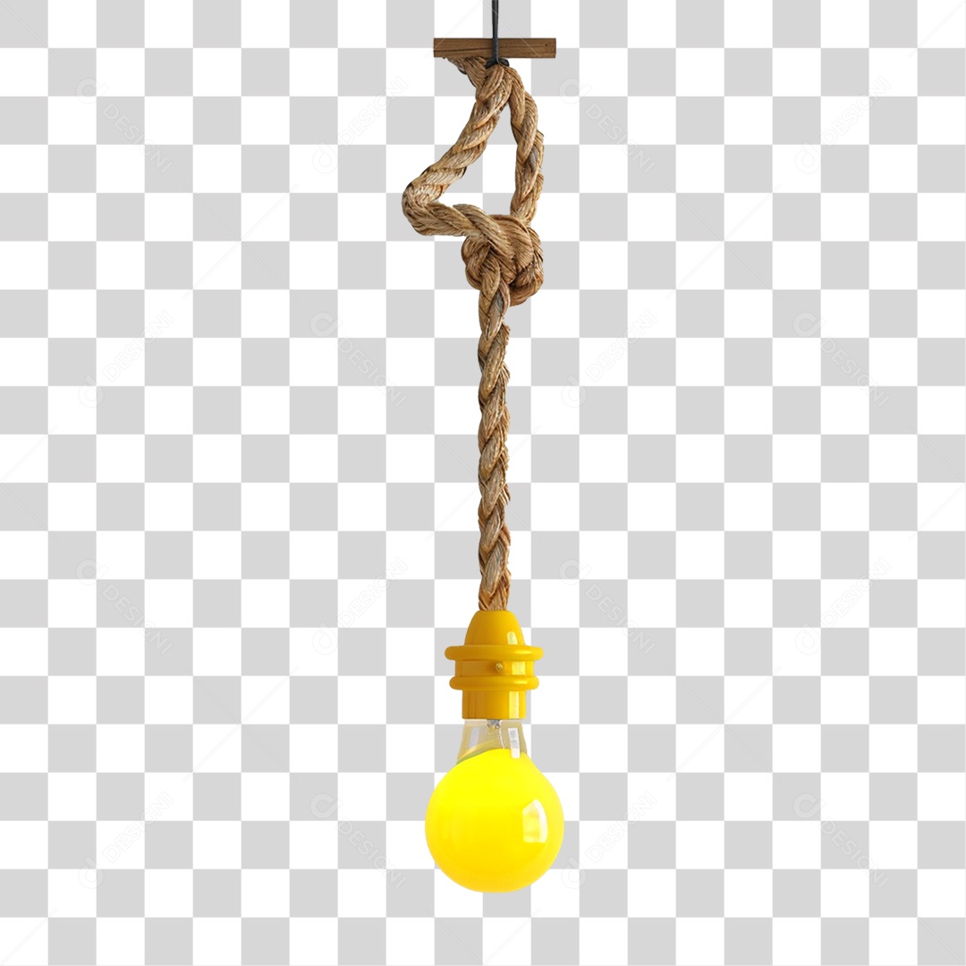 Cordas com Lâmpada PNG Transparente