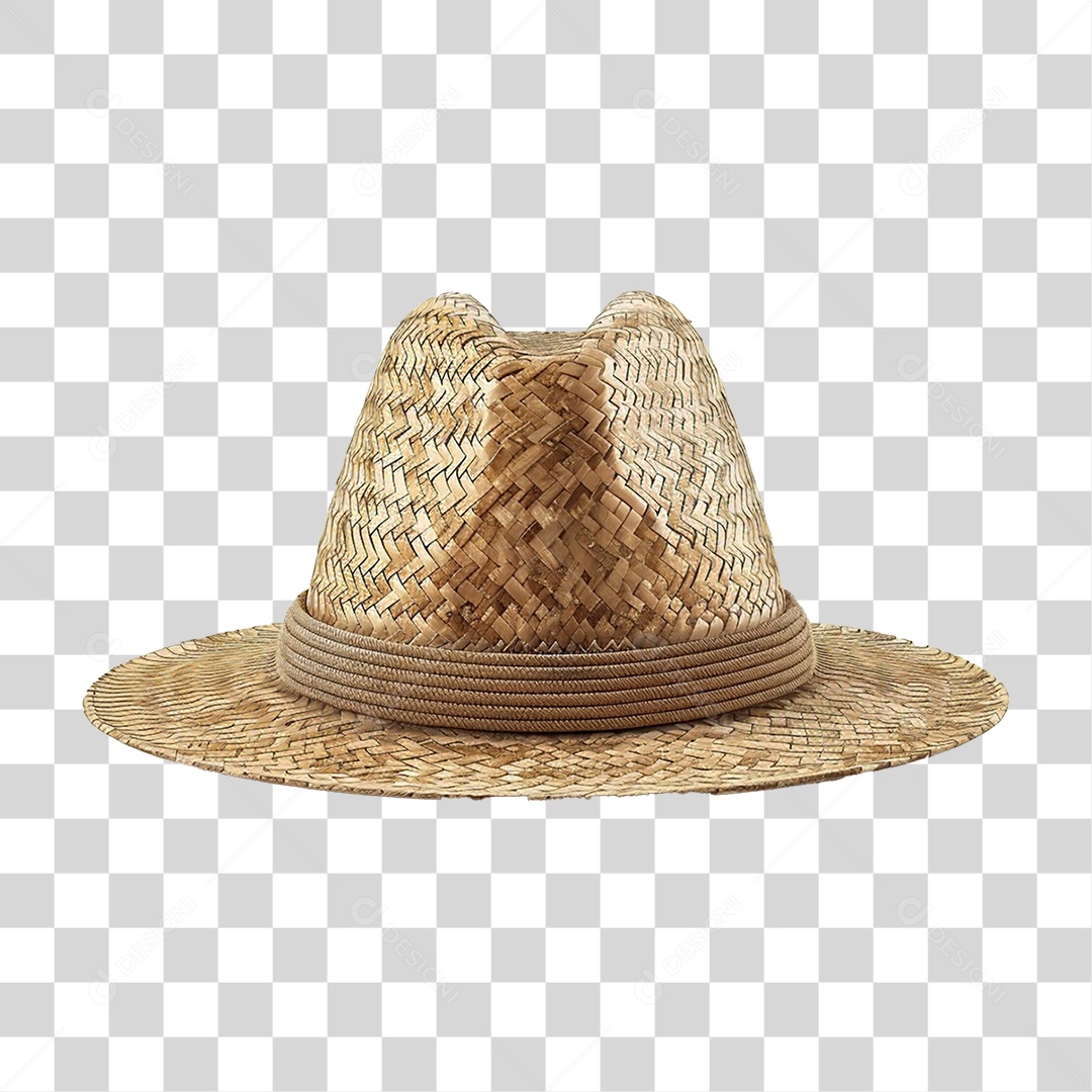 Chapéu de Palha Festa Junina PNG Transparente