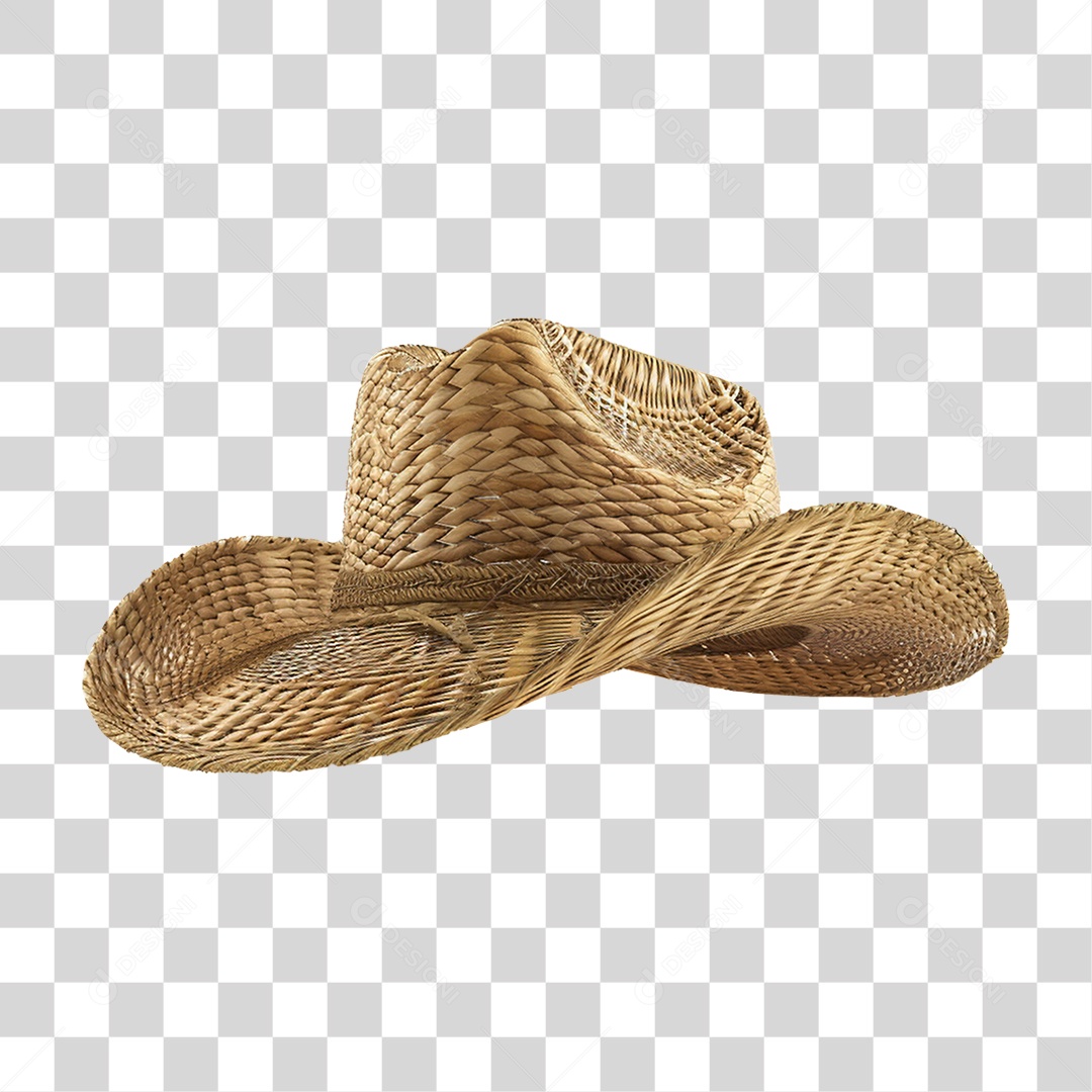Chapéu de Palha Festa Junina PNG Transparente