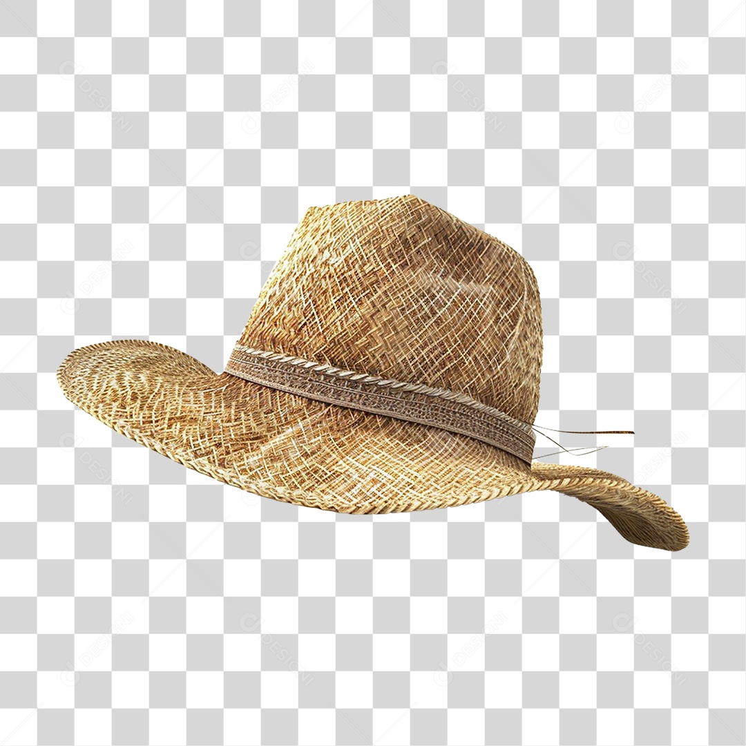 Chapéu de Palha Festa Junina PNG Transparente
