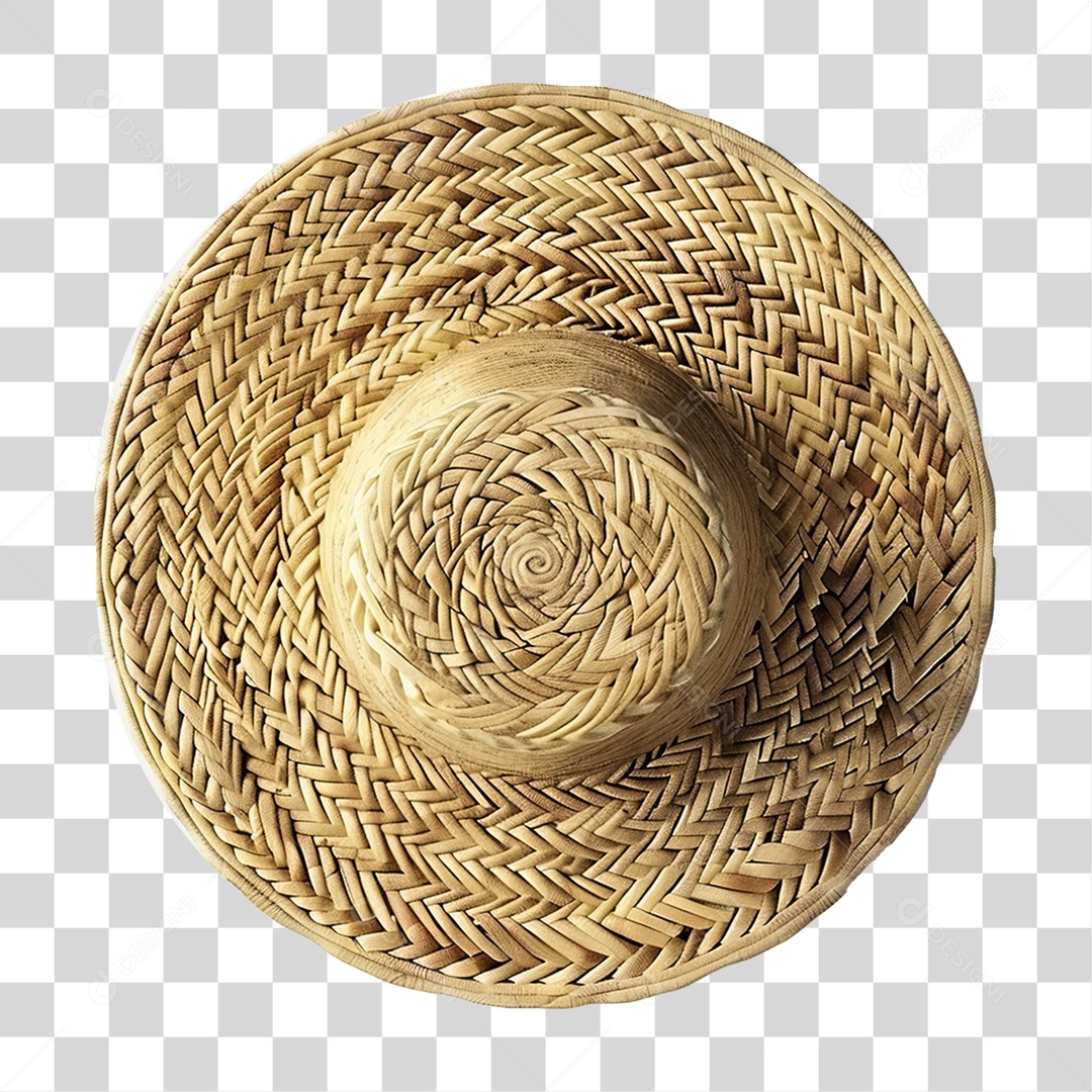 Chapéu de Palha Festa Junina PNG Transparente