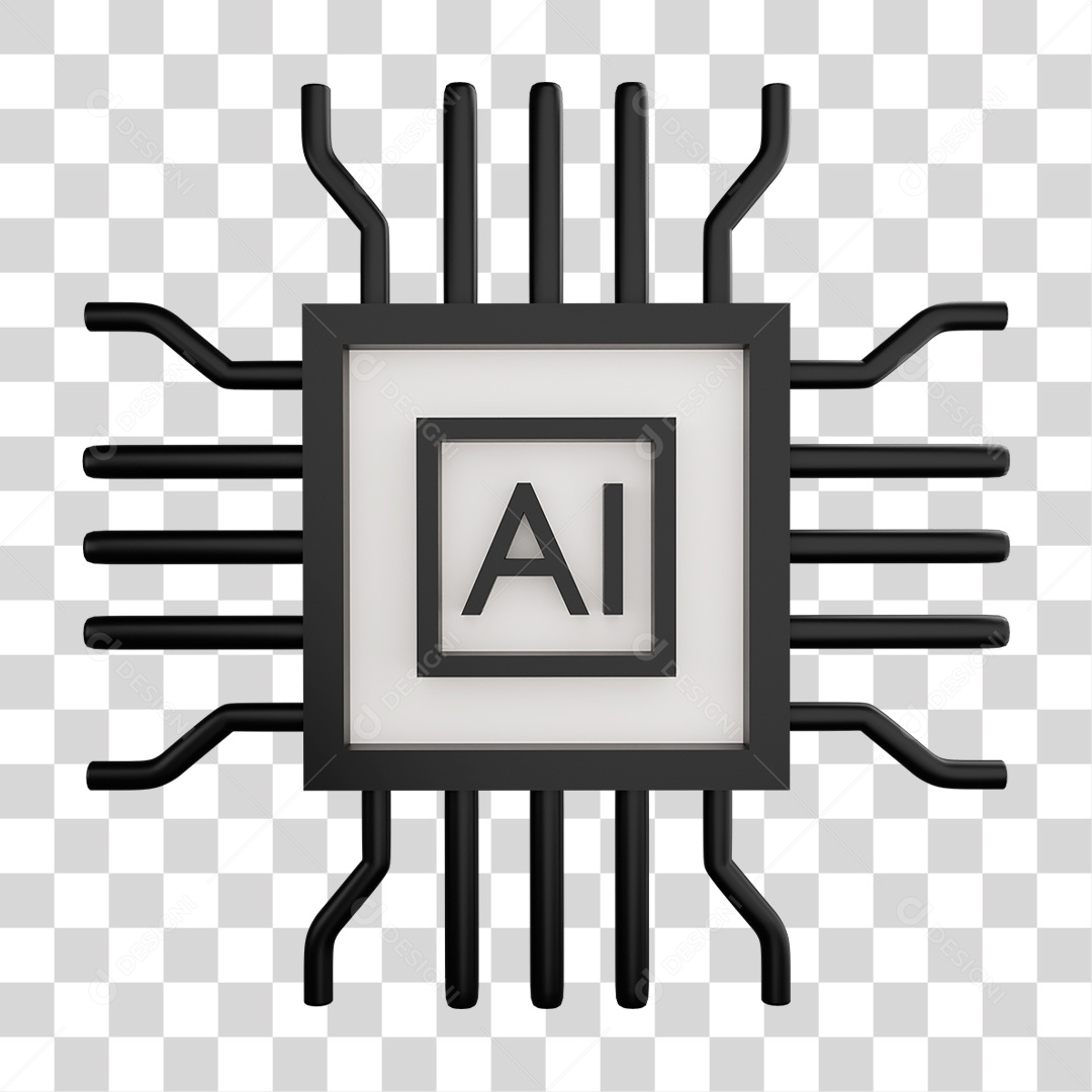 Chip Digital PNG Transparente