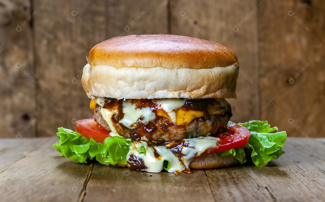 Burguer artesanal salada