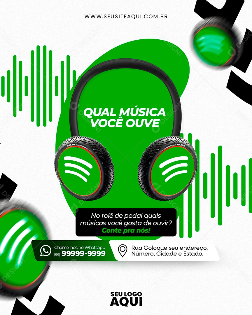 Bicicletaria Social Media PSD Editável