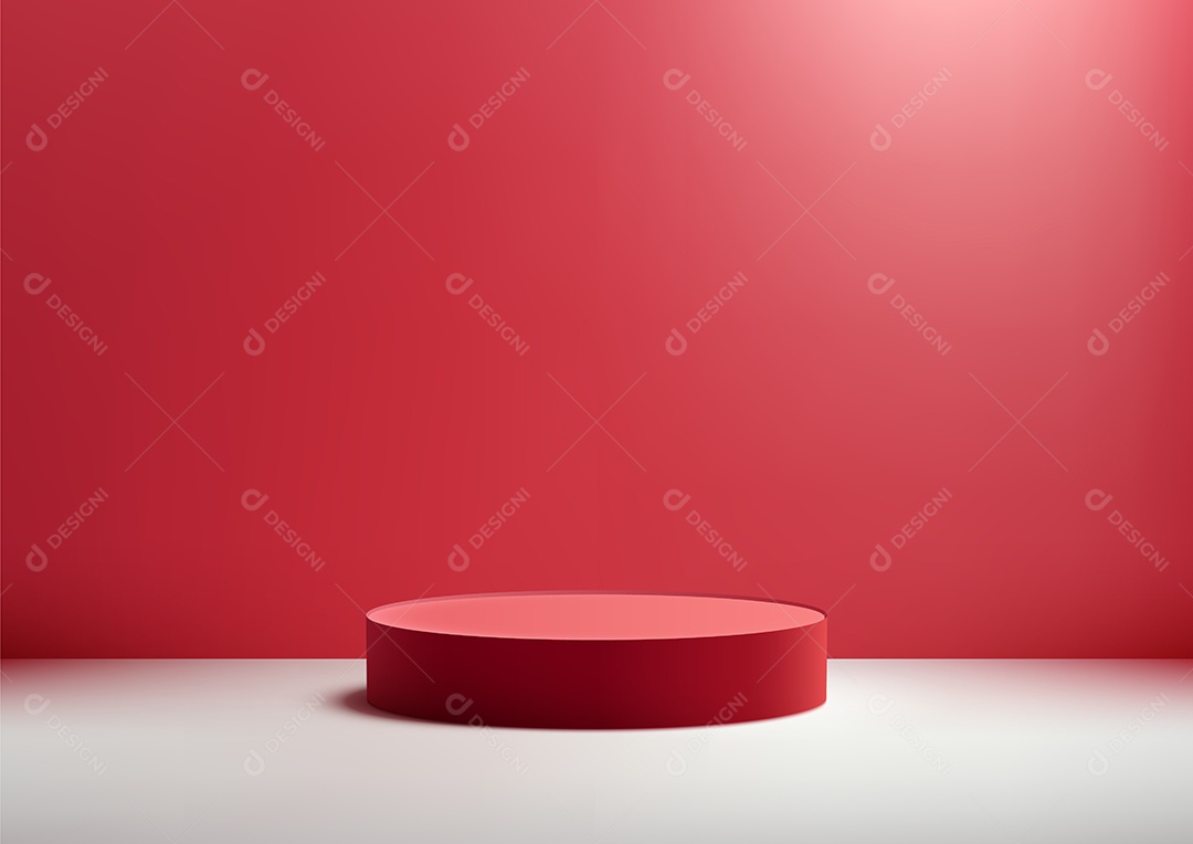 Modelo de Cenário de Pódio Vetor EPS Editável