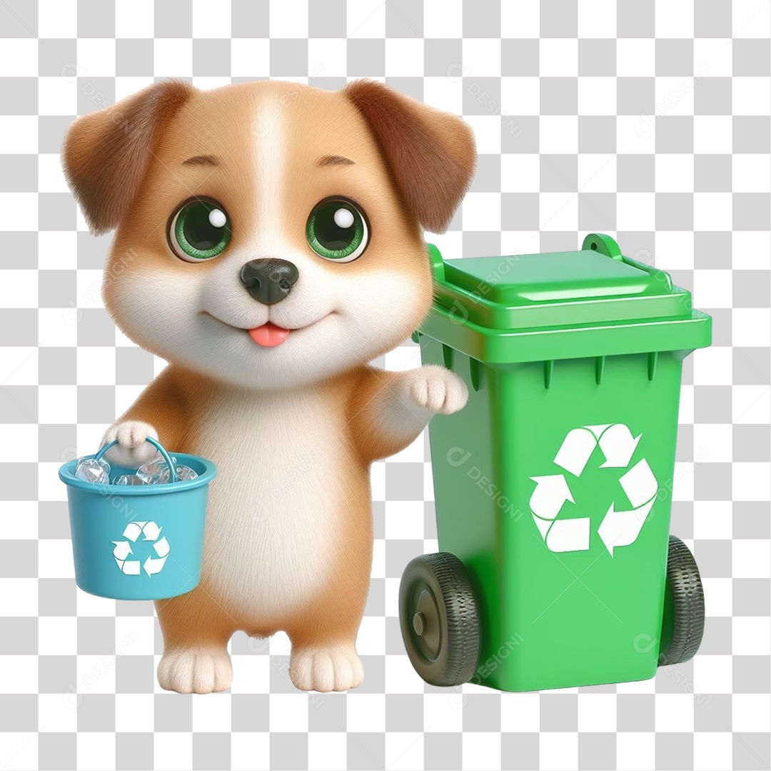 Cachorro Lixo Meio Ambiente PNG Transparente