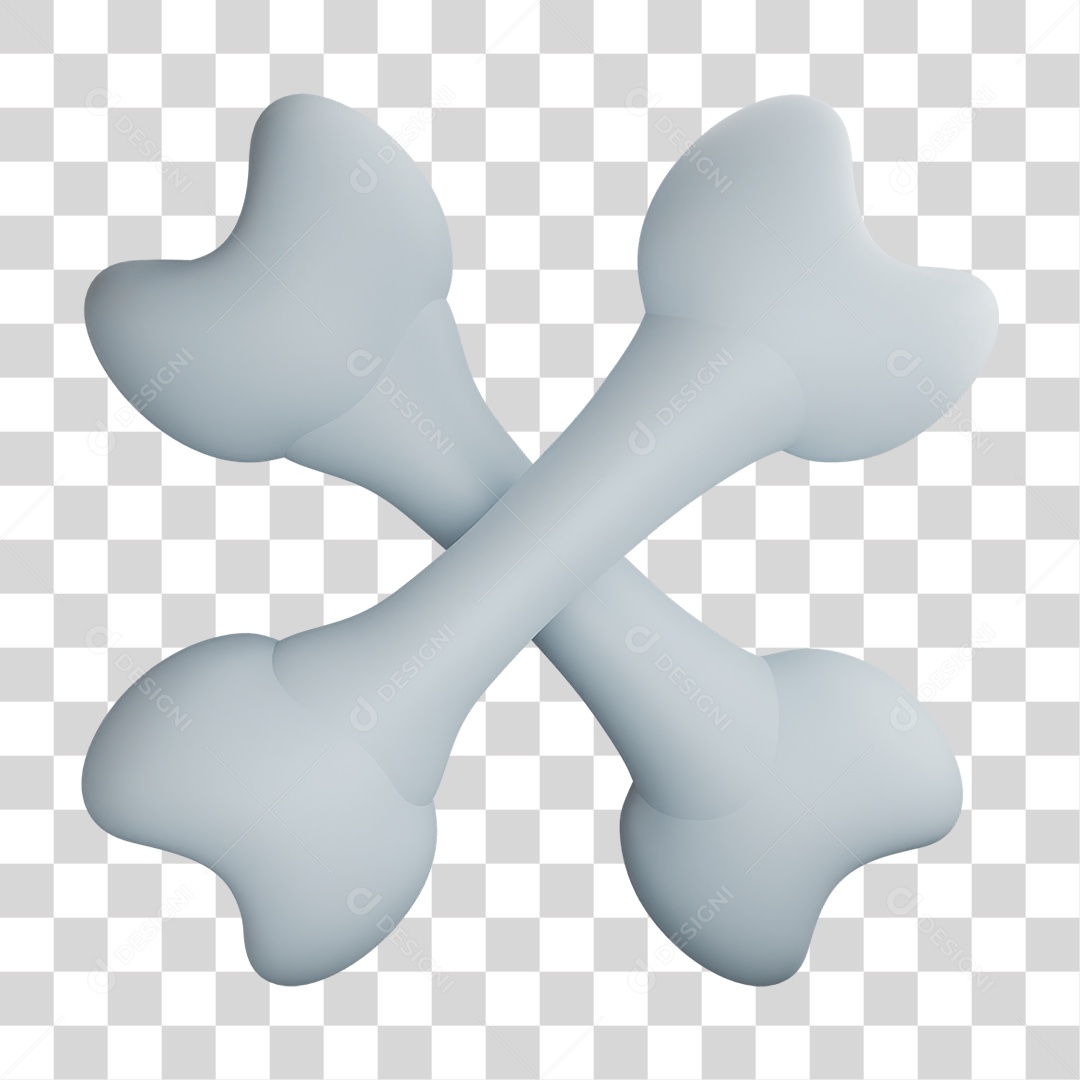 Ossos do Halloween PNG Transparente