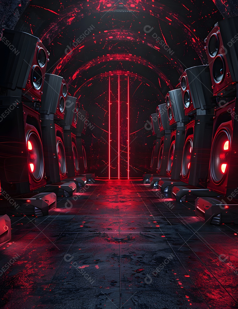 Imagem Composição Flyers Paredão de Som