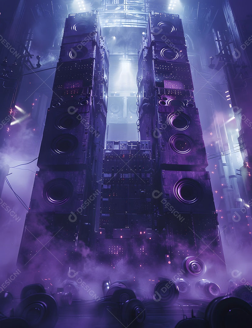 Composição Flyers Paredão de Som