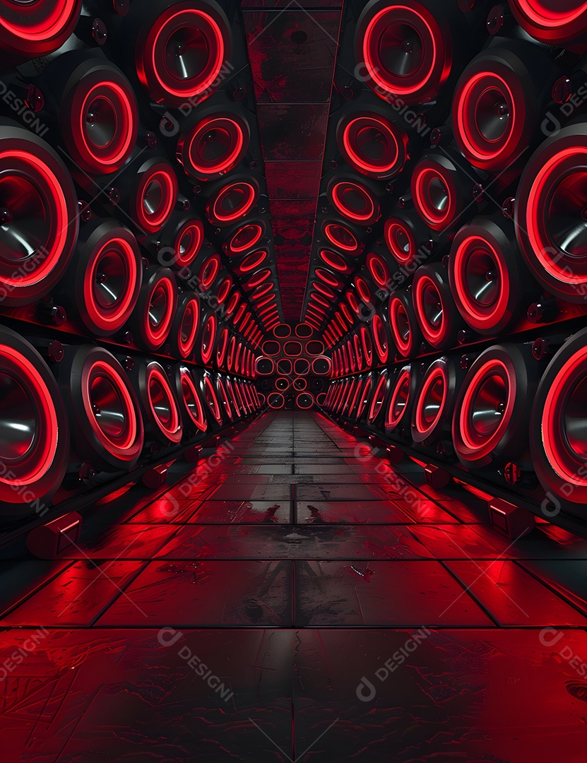 Composição Flyers Paredão de Som