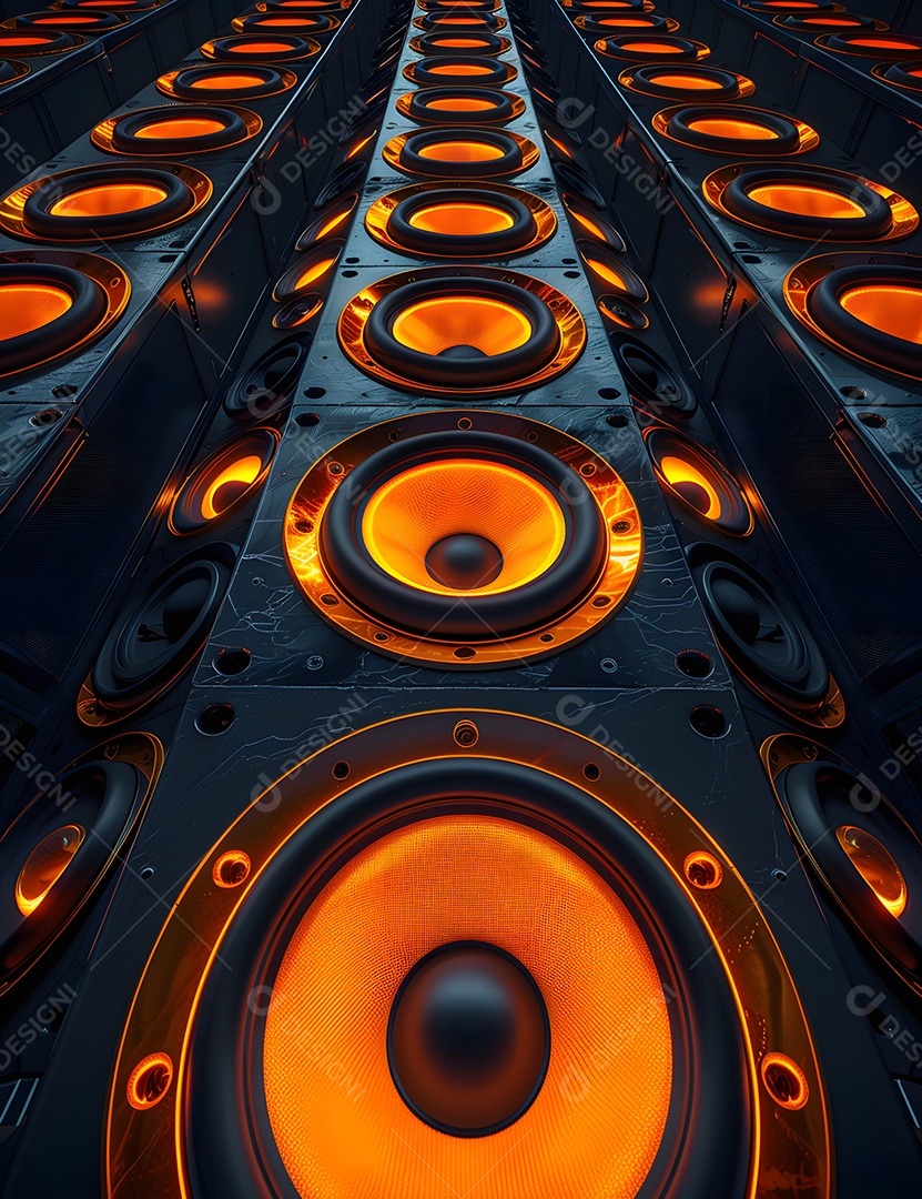 Composição Flyers Paredão de Som