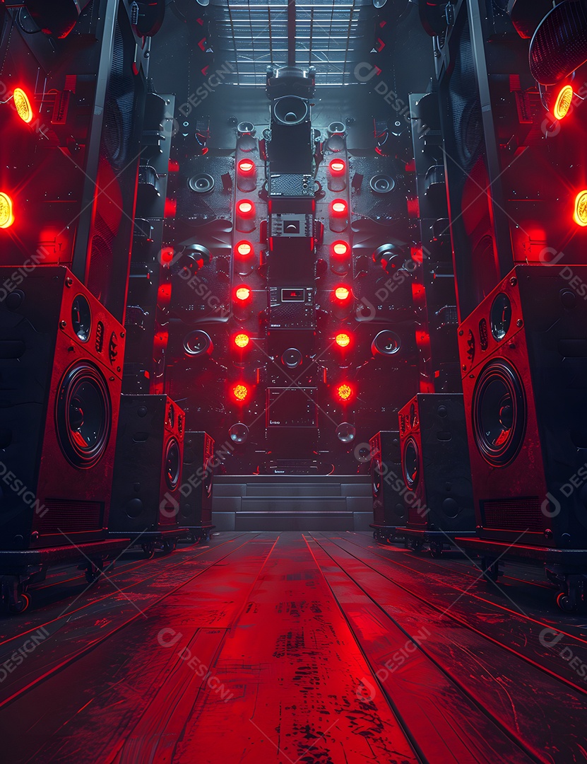 Composição Flyers Paredão de Som