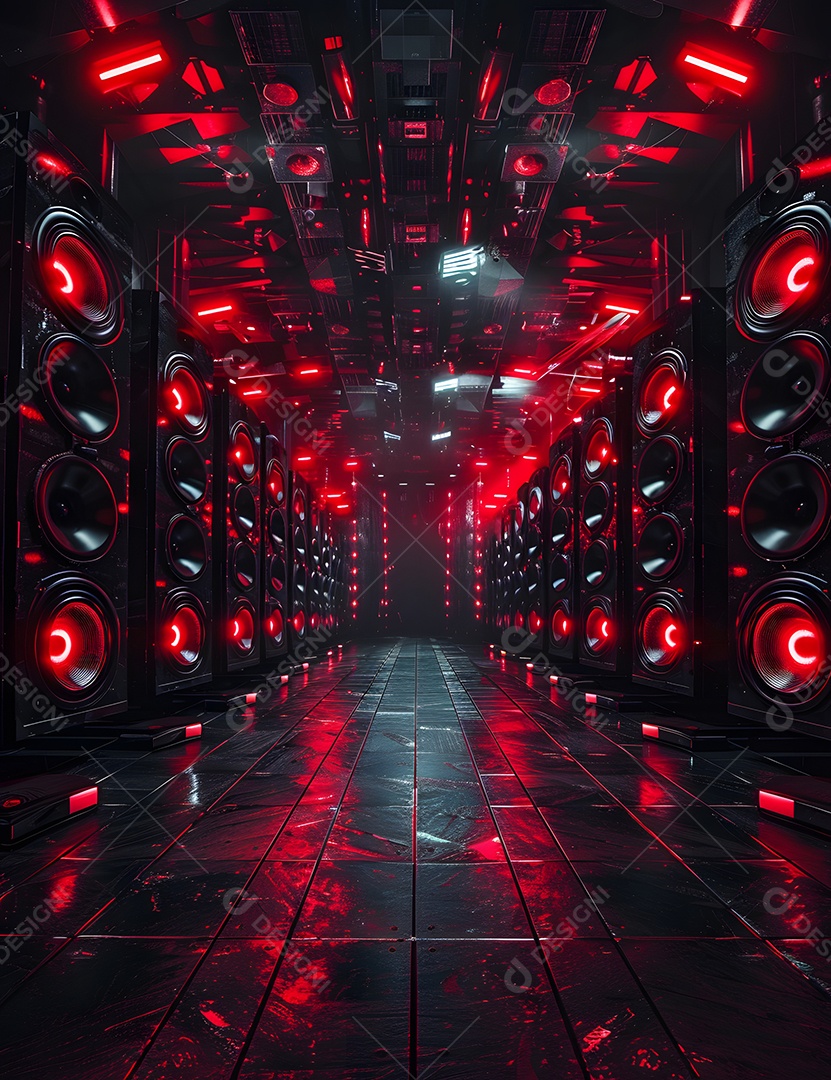 Composição Flyers Paredão de Som