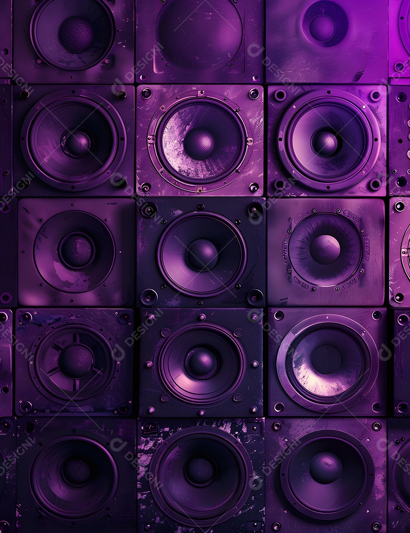 Imagem Composição Flyers Caixas de Sons