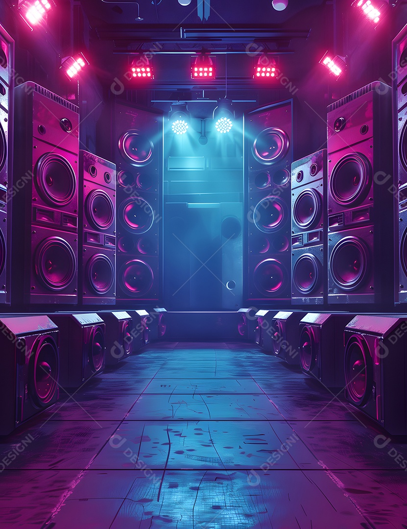 Imagem Composição Flyers Paredão de Som