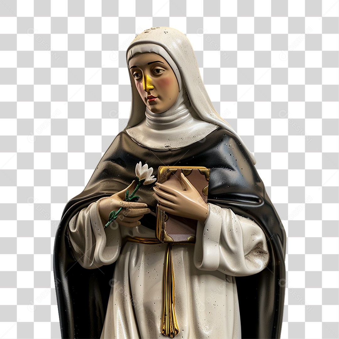 Imagem Semelhante a Santa Catarina de Sena PNG Transparente