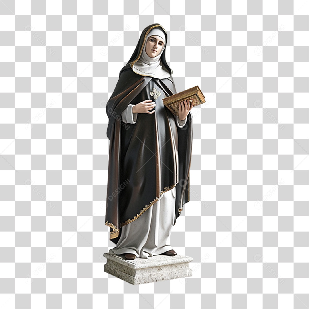 Imagem Semelhante a Santa Clara de Assis PNG Transparente