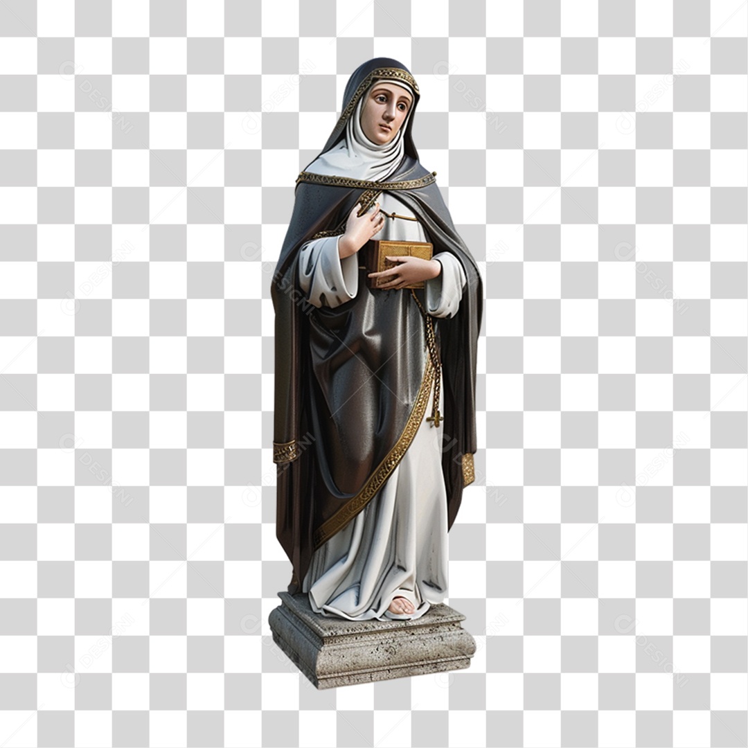 Imagem Semelhante a Santa Clara de Assis PNG Transparente