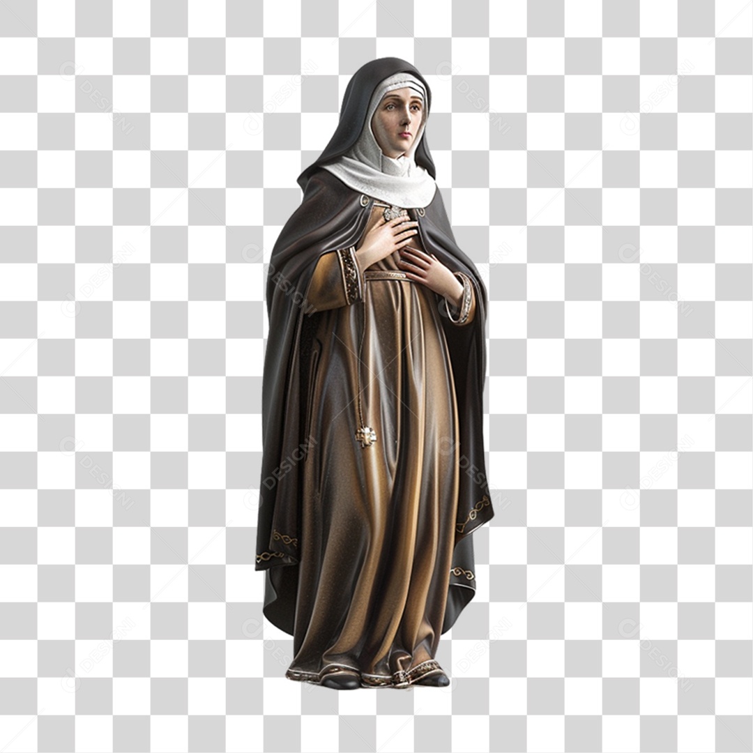 Imagem Semelhante a Santa Clara de Assis PNG Transparente