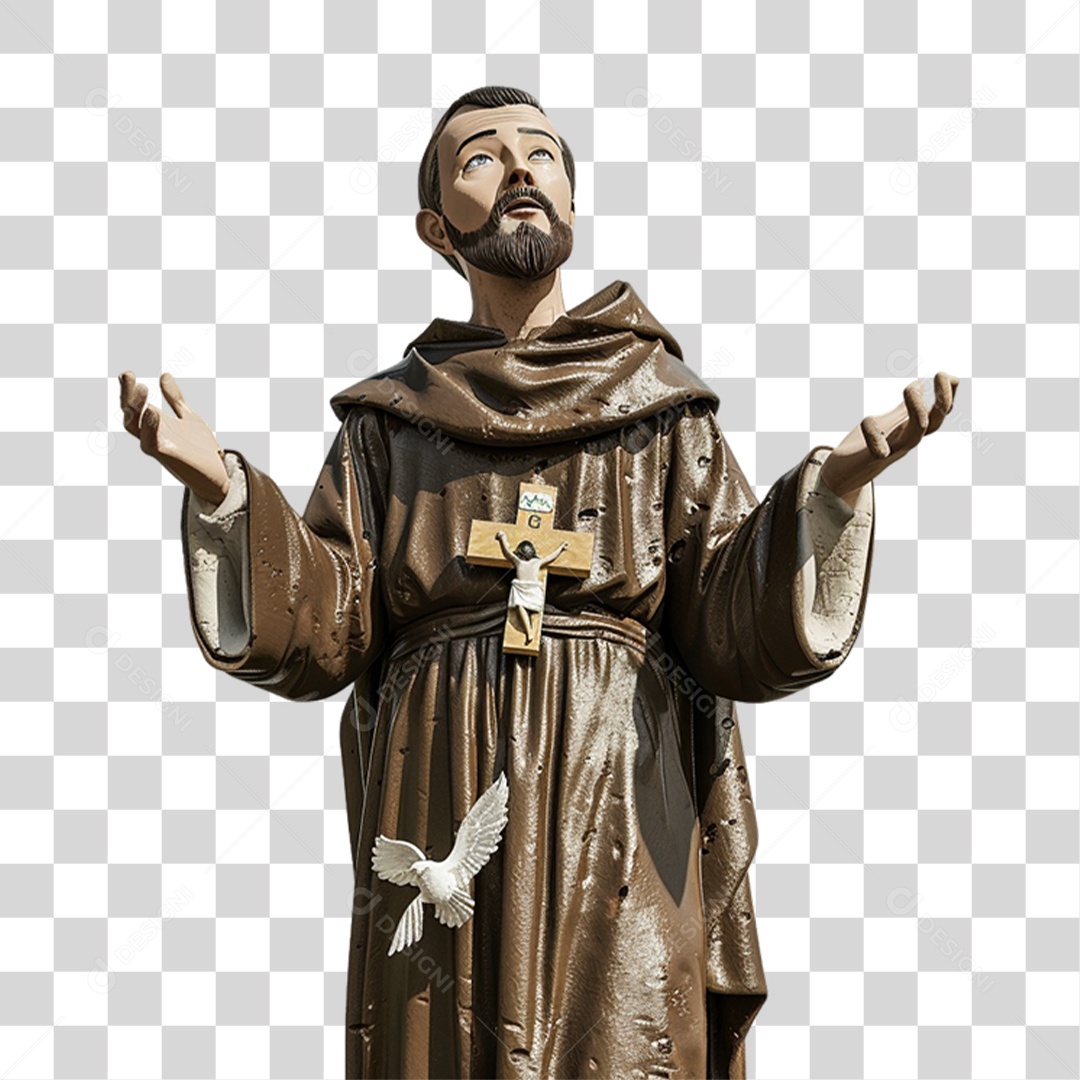 Imagem Semelhante a São Francisco de Assis PNG Transparente