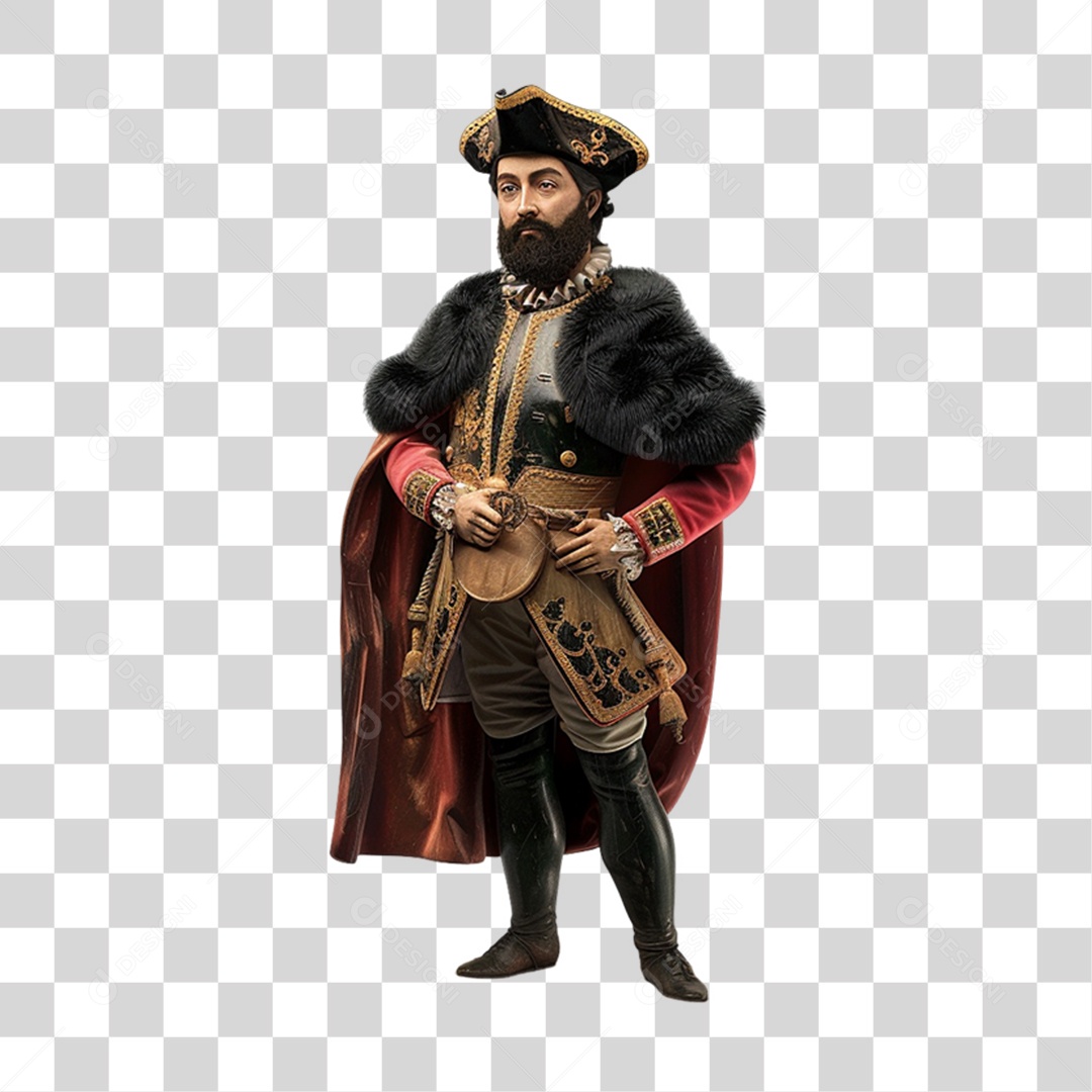 Imagem Semelhante a Pedro Alvares Cabral PNG Transparente