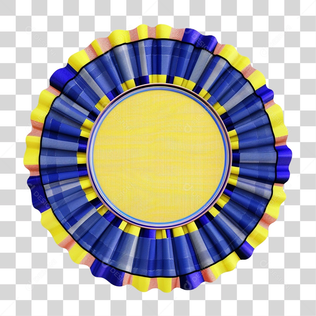 Guirlanda Junina Artesanal Colorida PNG Transparente