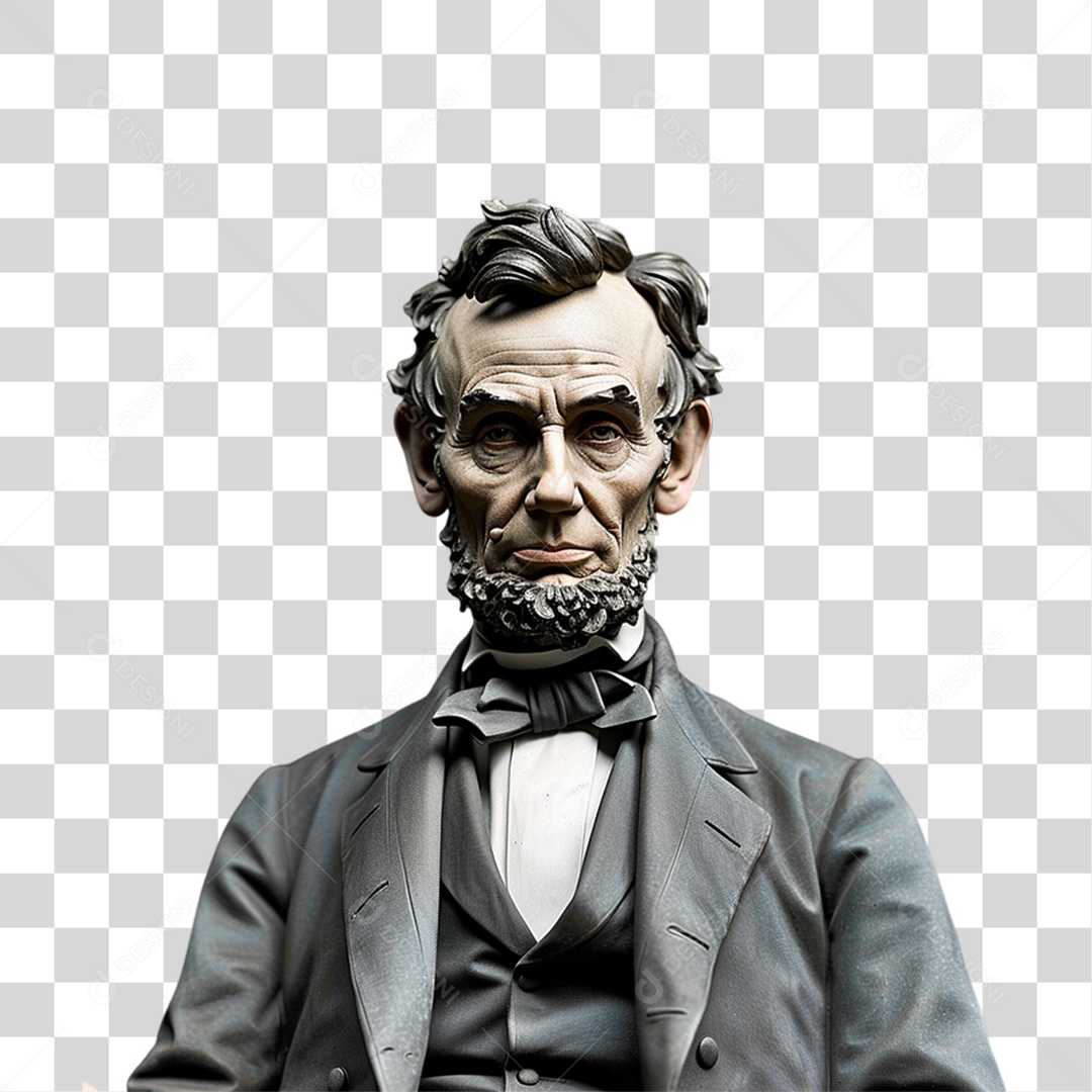 Imagem Semelhante a Abraham Lincoln PNG Transparente