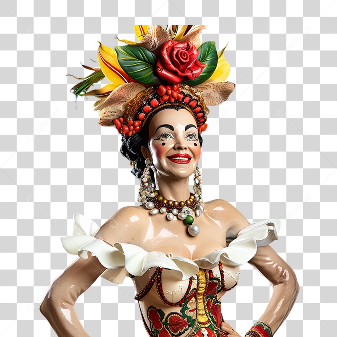 Imagem Semelhante a Carmen Miranda PNG Transparente